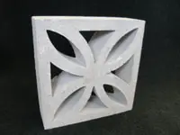 12 inch Snowflake block