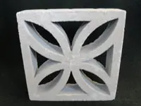 16 inch Snowflake screen Block