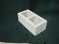 8 x 6 x 16 Horizontal concrete block