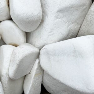 White Santorini stone